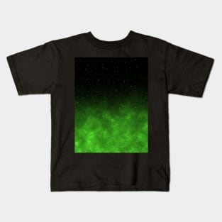 Green Galaxy Kids T-Shirt